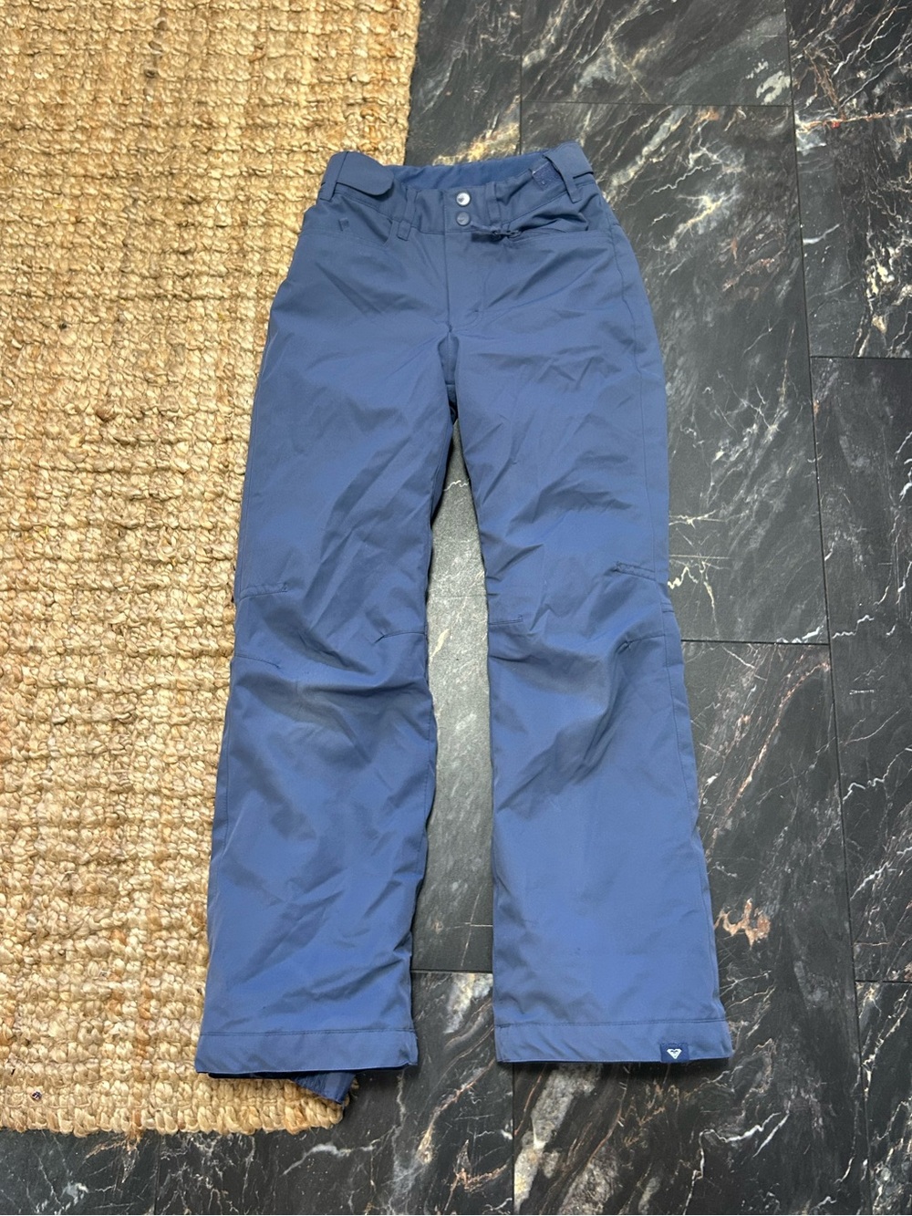 Roxy Kids Navy dry flight 10 K snowboarding ski waterproof pants